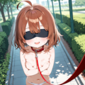 目隠してるから恥ずかしくない……よね? 8枚目