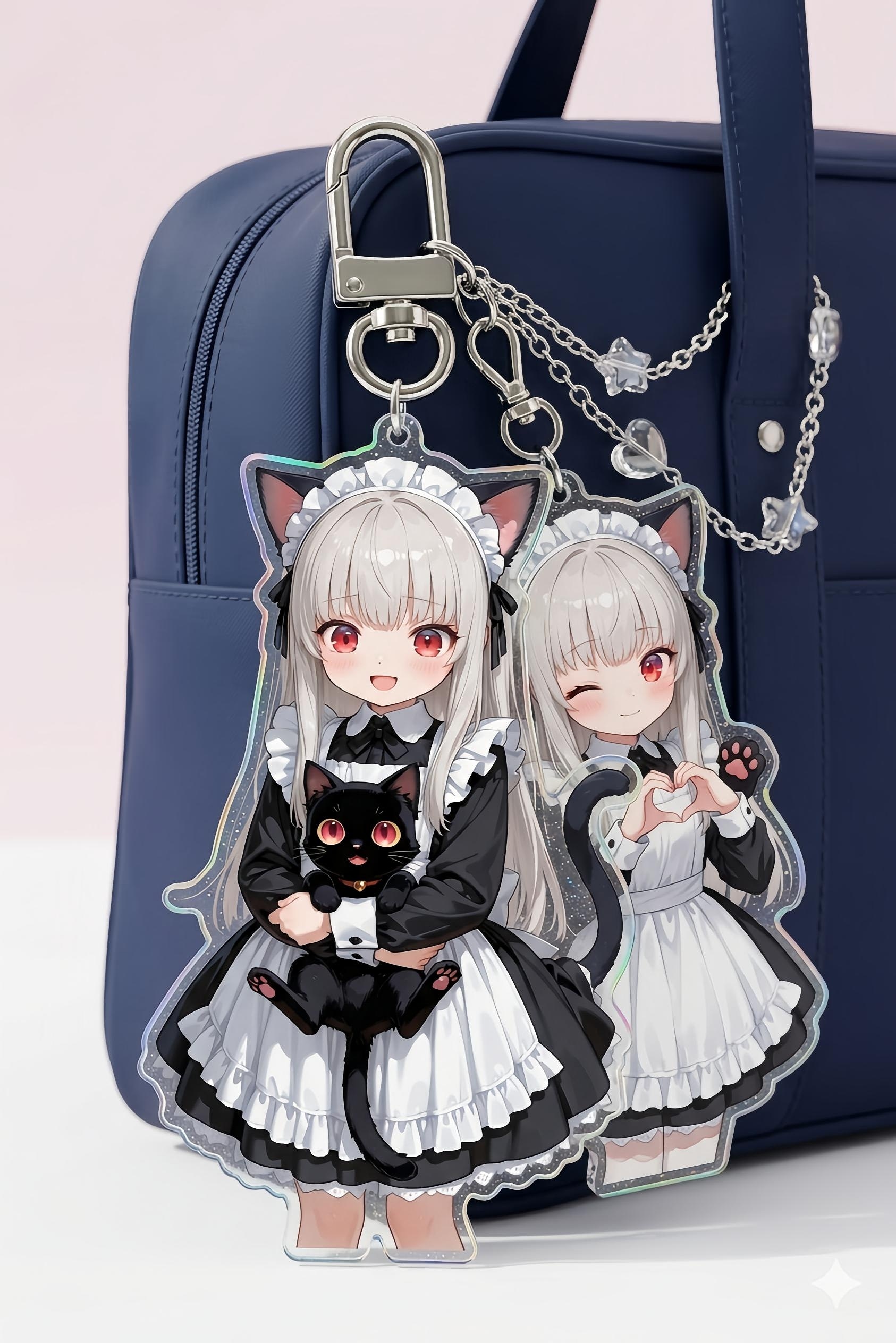 銀音ちゃんアクリルバッグチャーム | の人気AIイラスト・グラビア