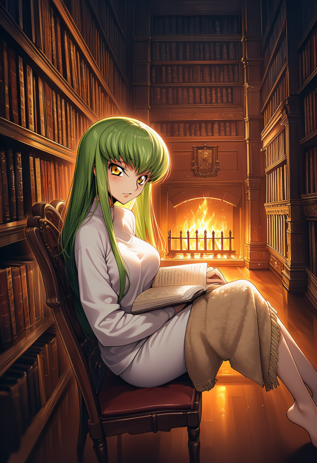 頁の焔 ― Flames Between Words