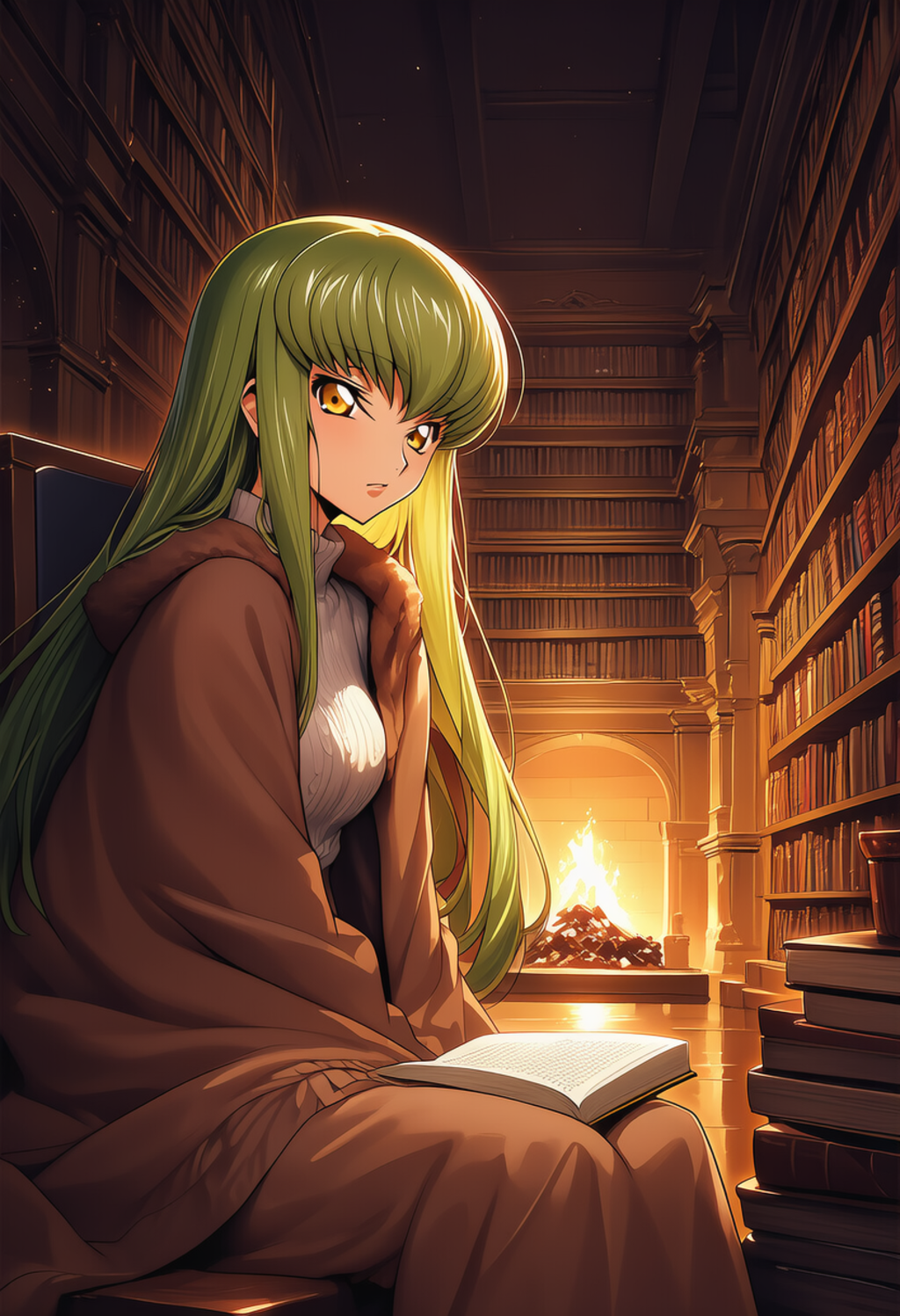 頁の焔 ― Flames Between Words