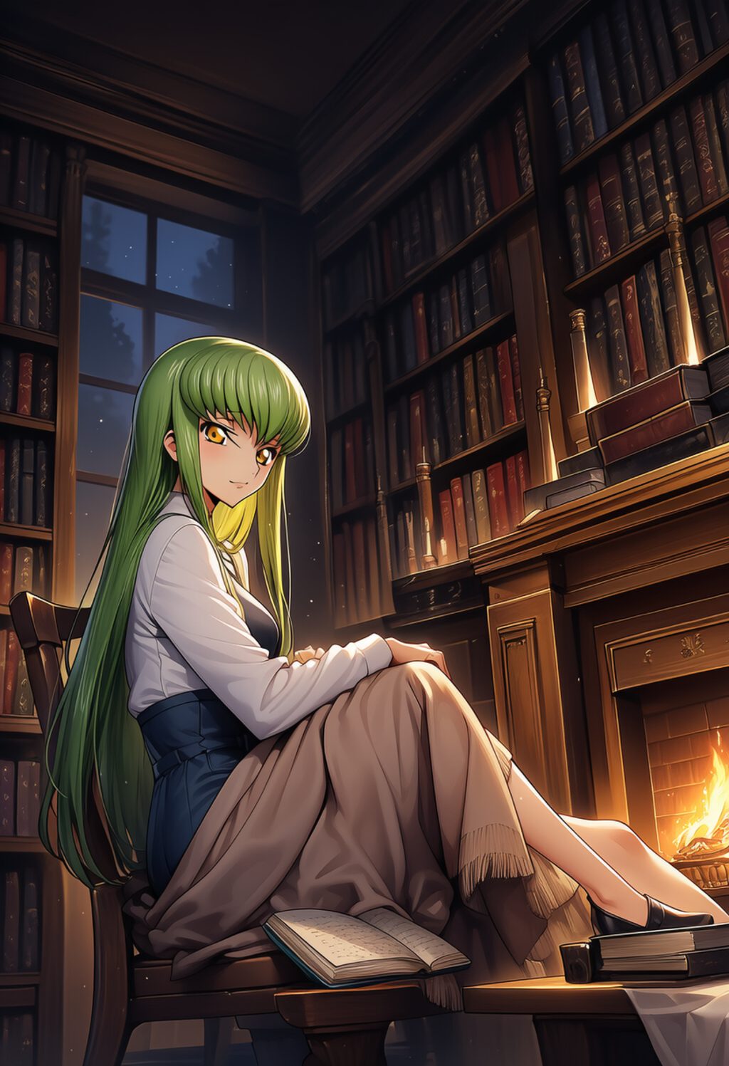 頁の焔 ― Flames Between Words