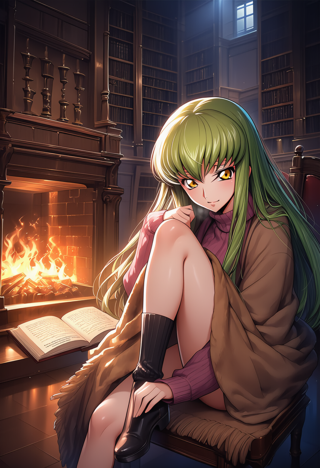 頁の焔 ― Flames Between Words