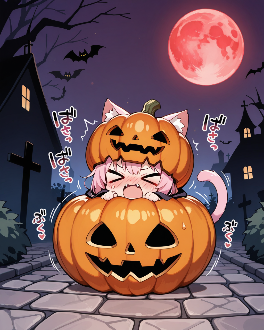 にゃんら！？このかぼちゃぁ～！！