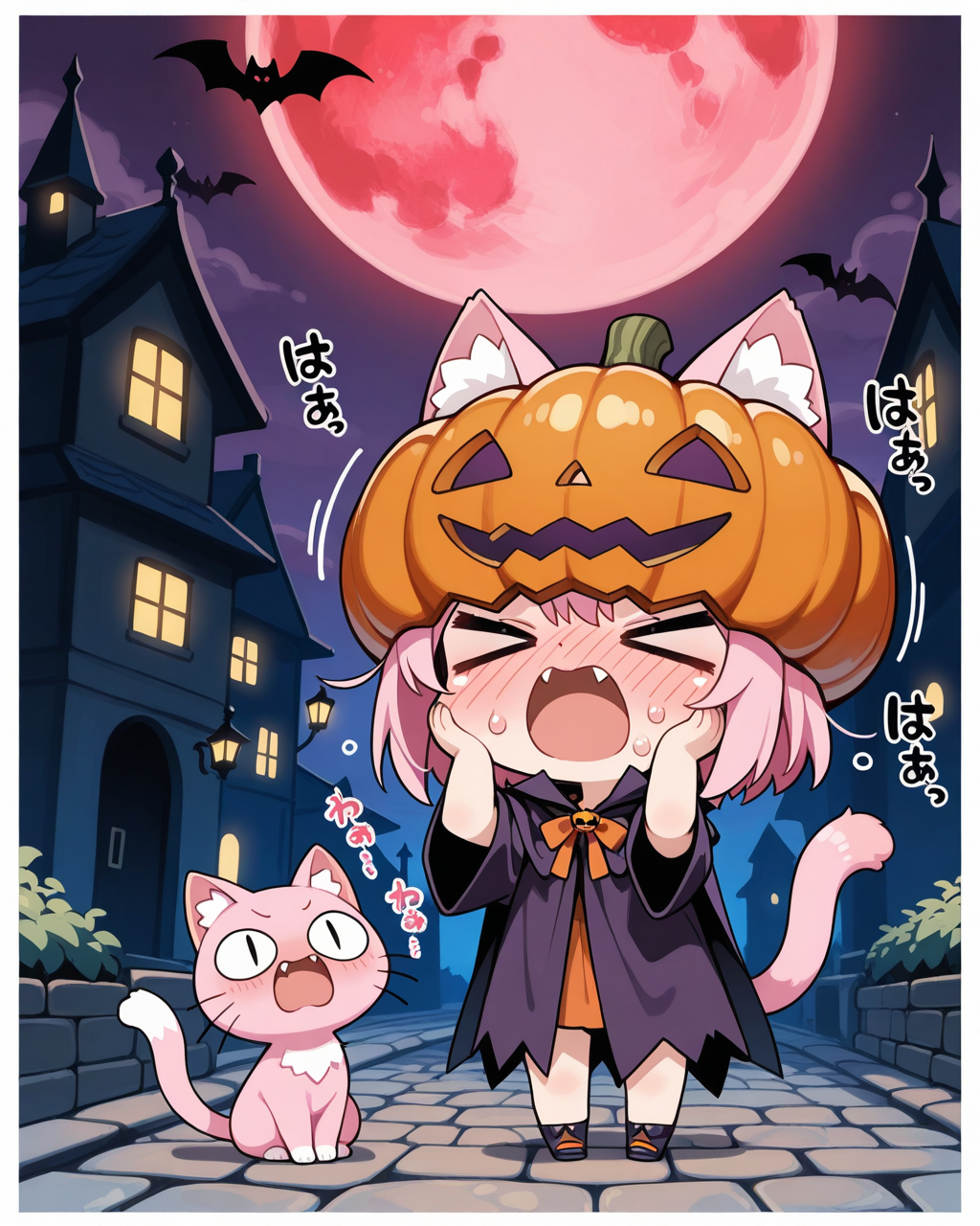 にゃんら！？このかぼちゃぁ～！！