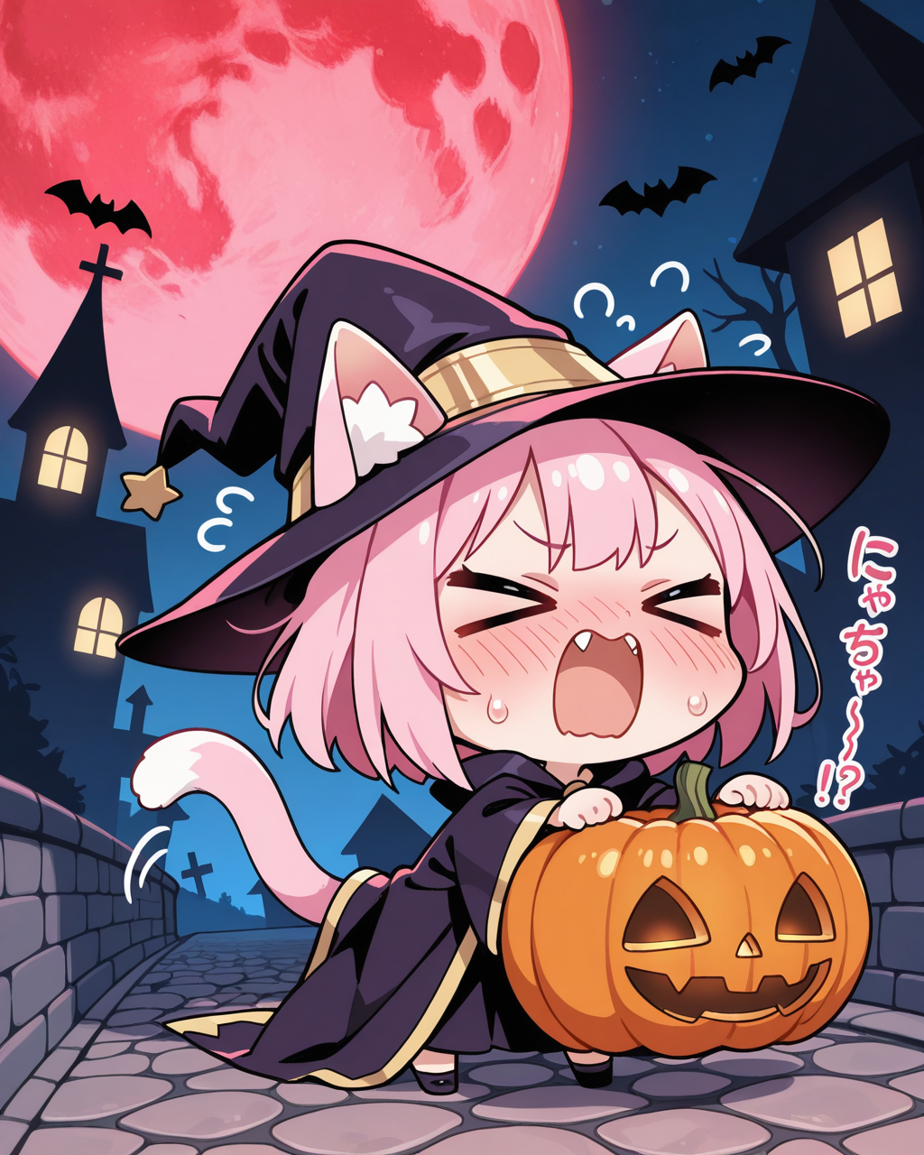 にゃんら！？このかぼちゃぁ～！！