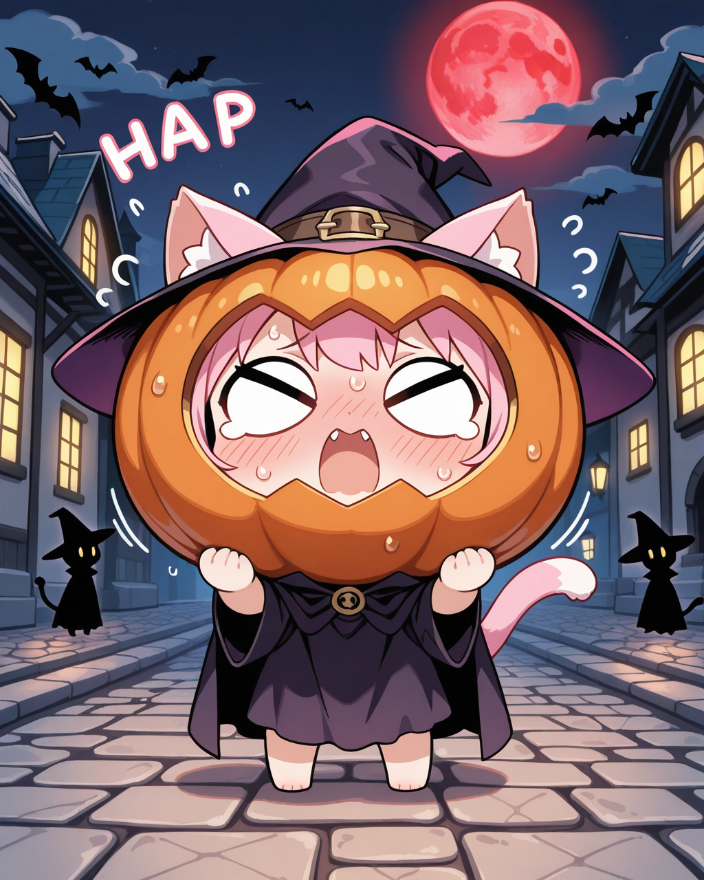 にゃんら！？このかぼちゃぁ～！！