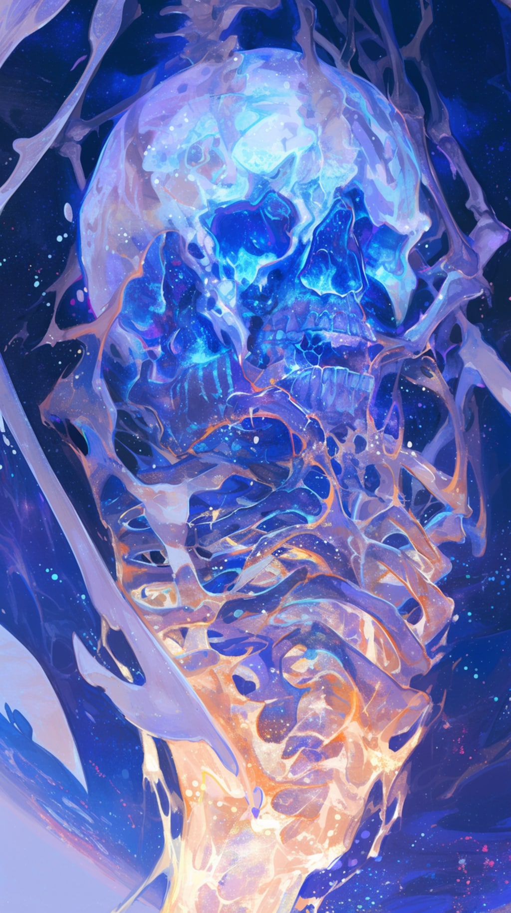 血管と骸骨のスライム巨人(銀河)２