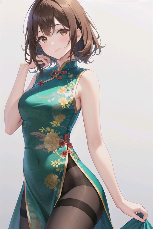 スリットチャイナドレス