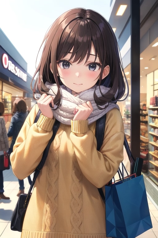 初売りのおかいもの | の人気AIイラスト・グラビア