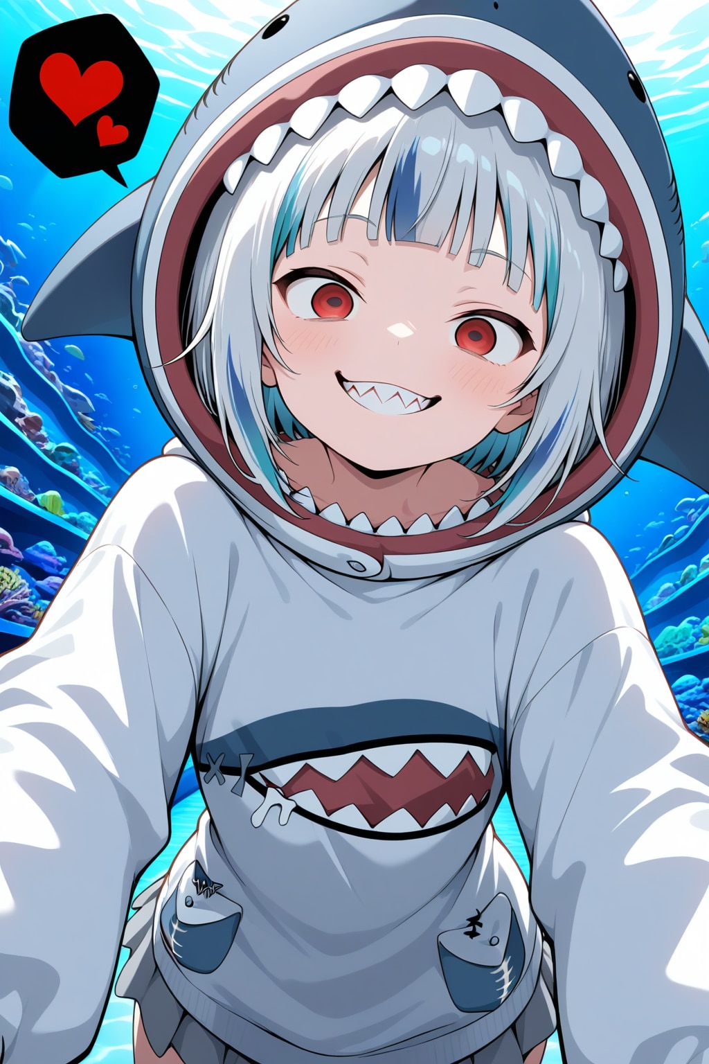 ドヤ顔のサメ美ちゃん