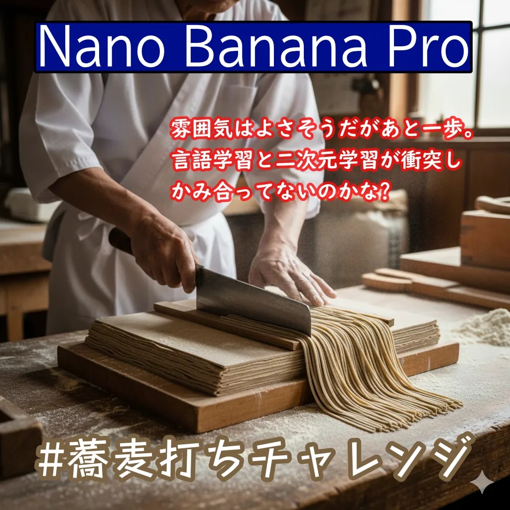 年越しそばが作れない