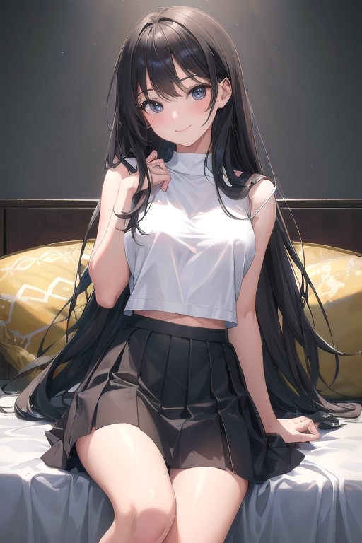 春のホワイトニット