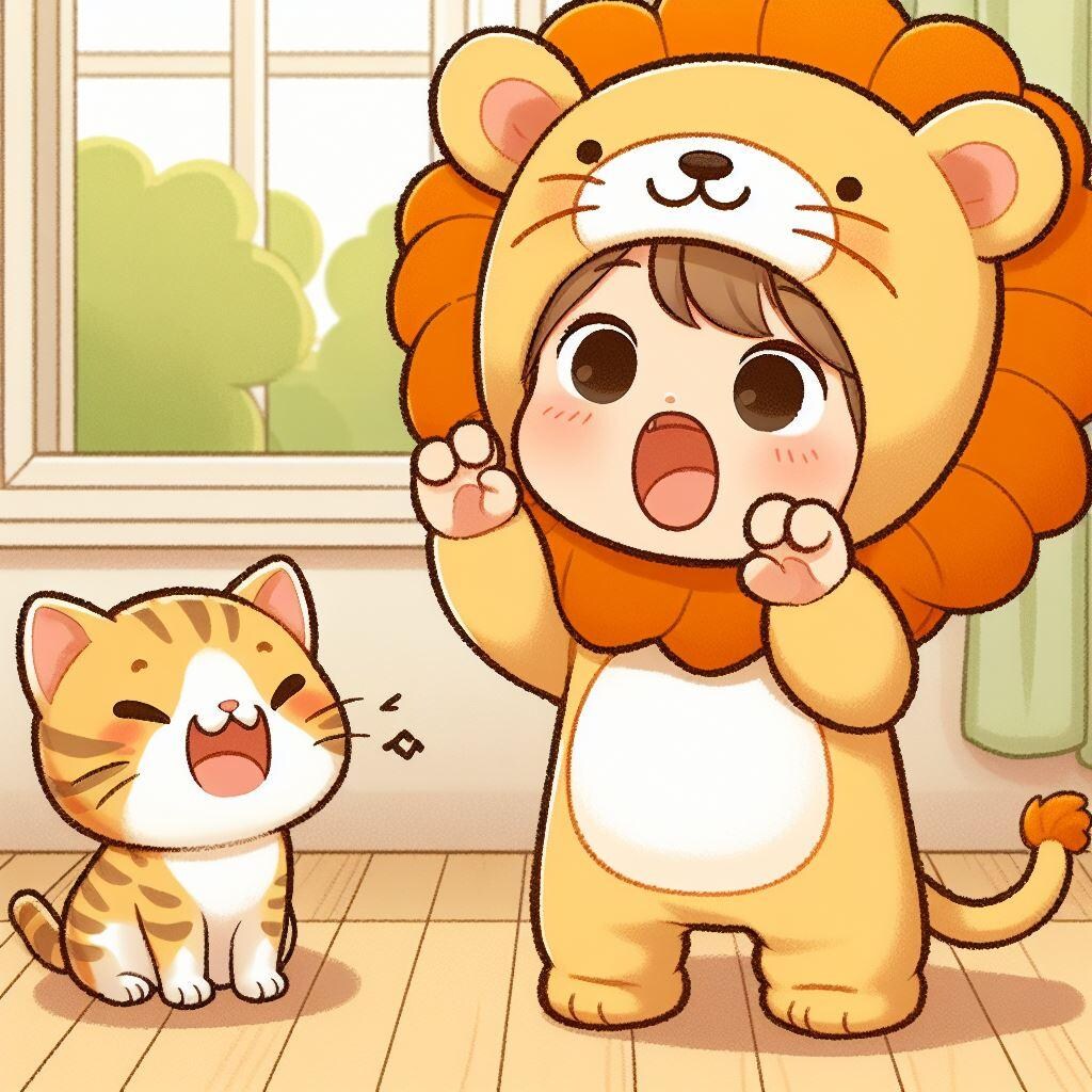 「がおー！」