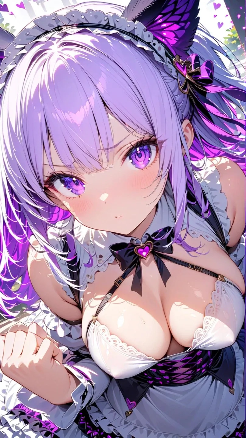 気合が入った表情！乳首も勃っている…？スーパーメイド