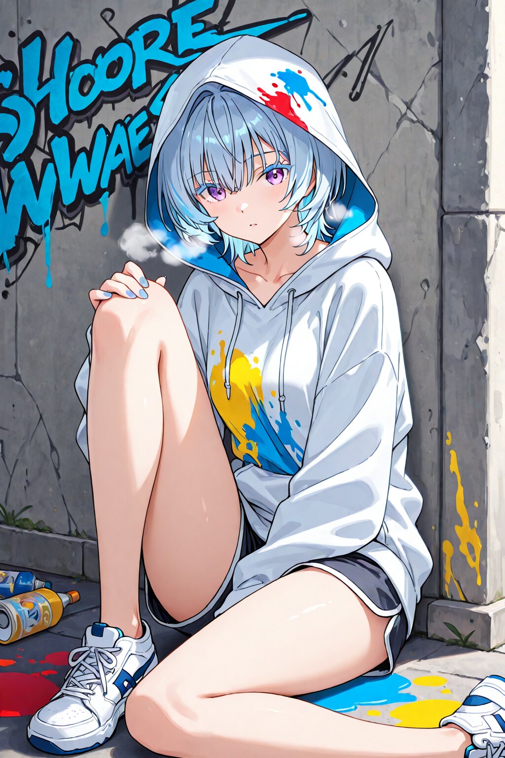 グラフィティとショアキーパー(フード)