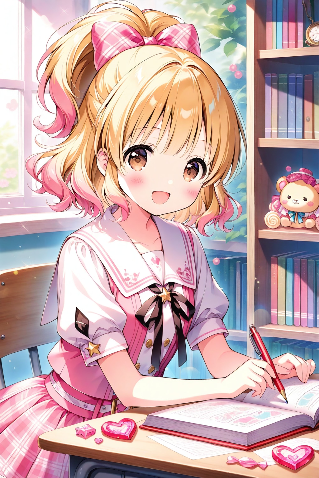 宿題がんばって