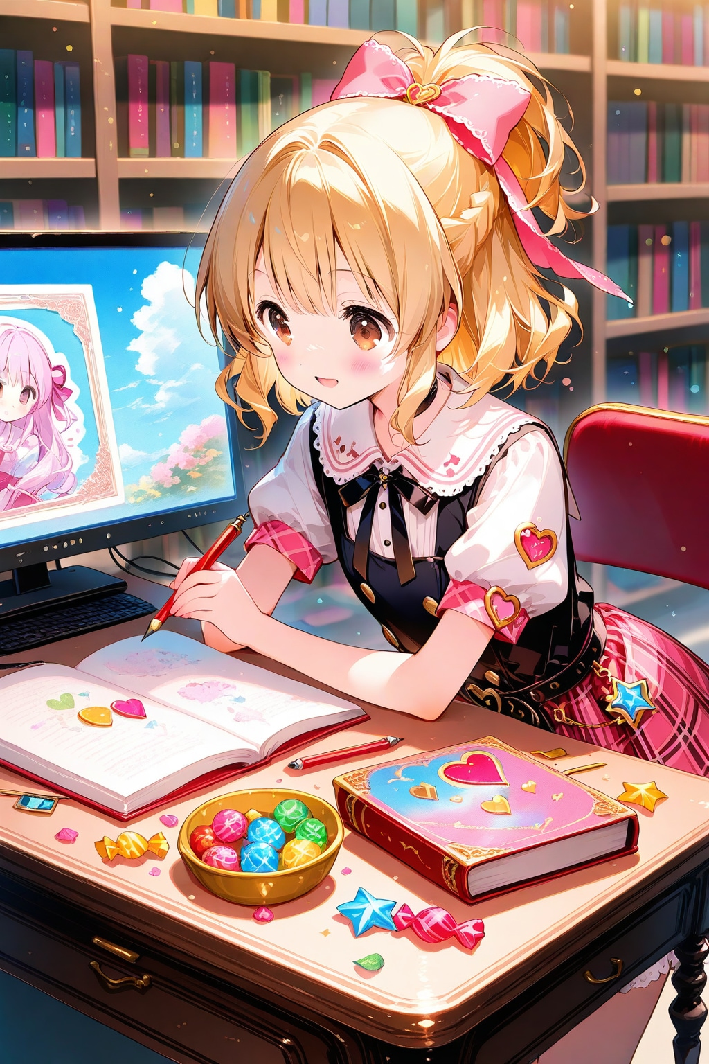 宿題がんばって