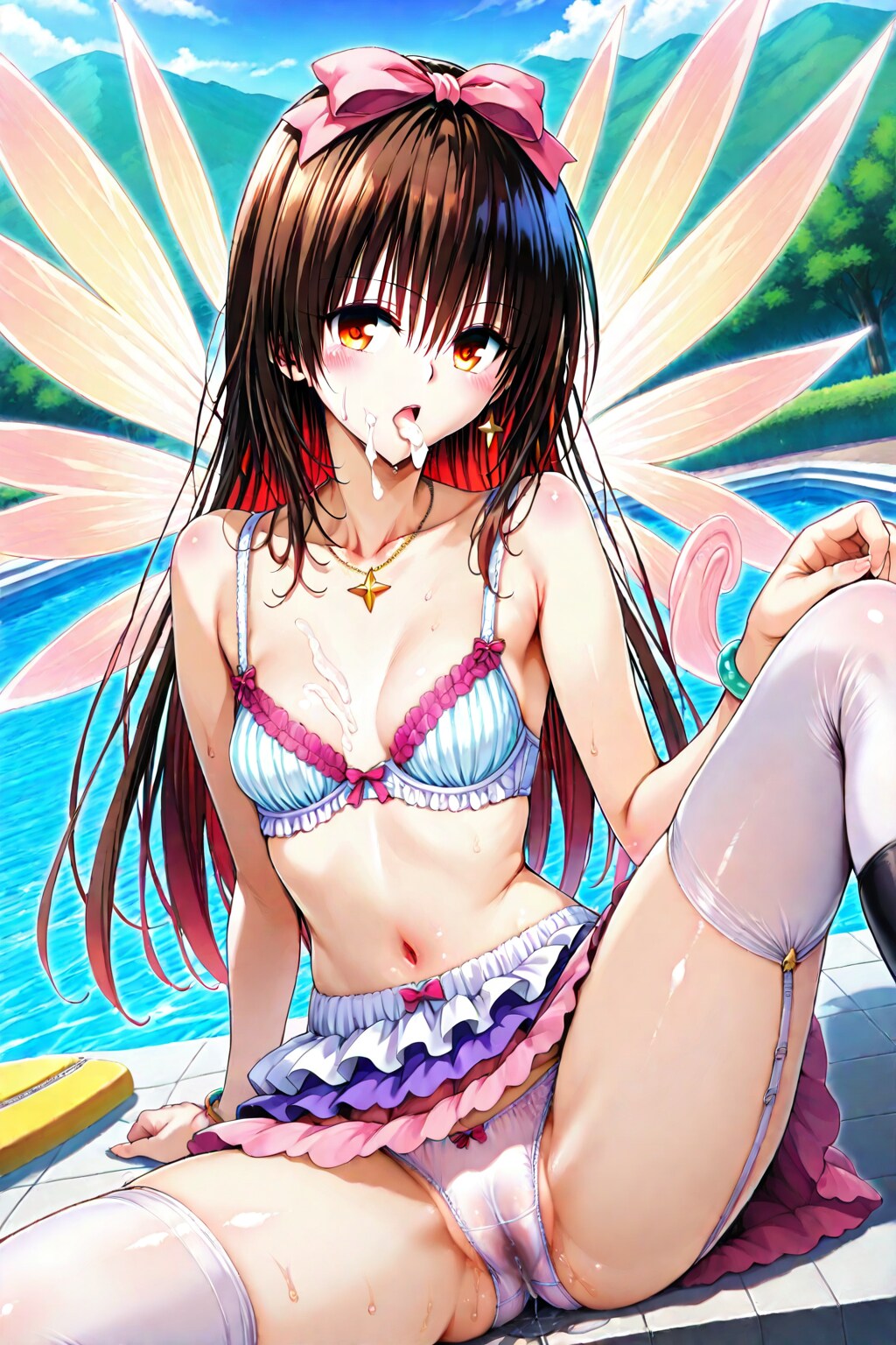 AURAでパンチラ