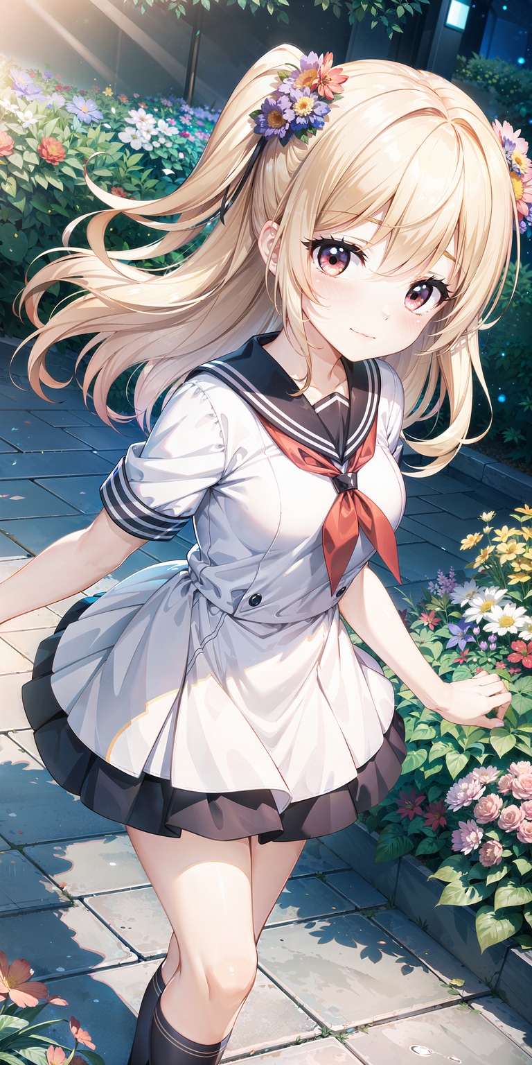 制服少女 132 | の人気AIイラスト・グラビア