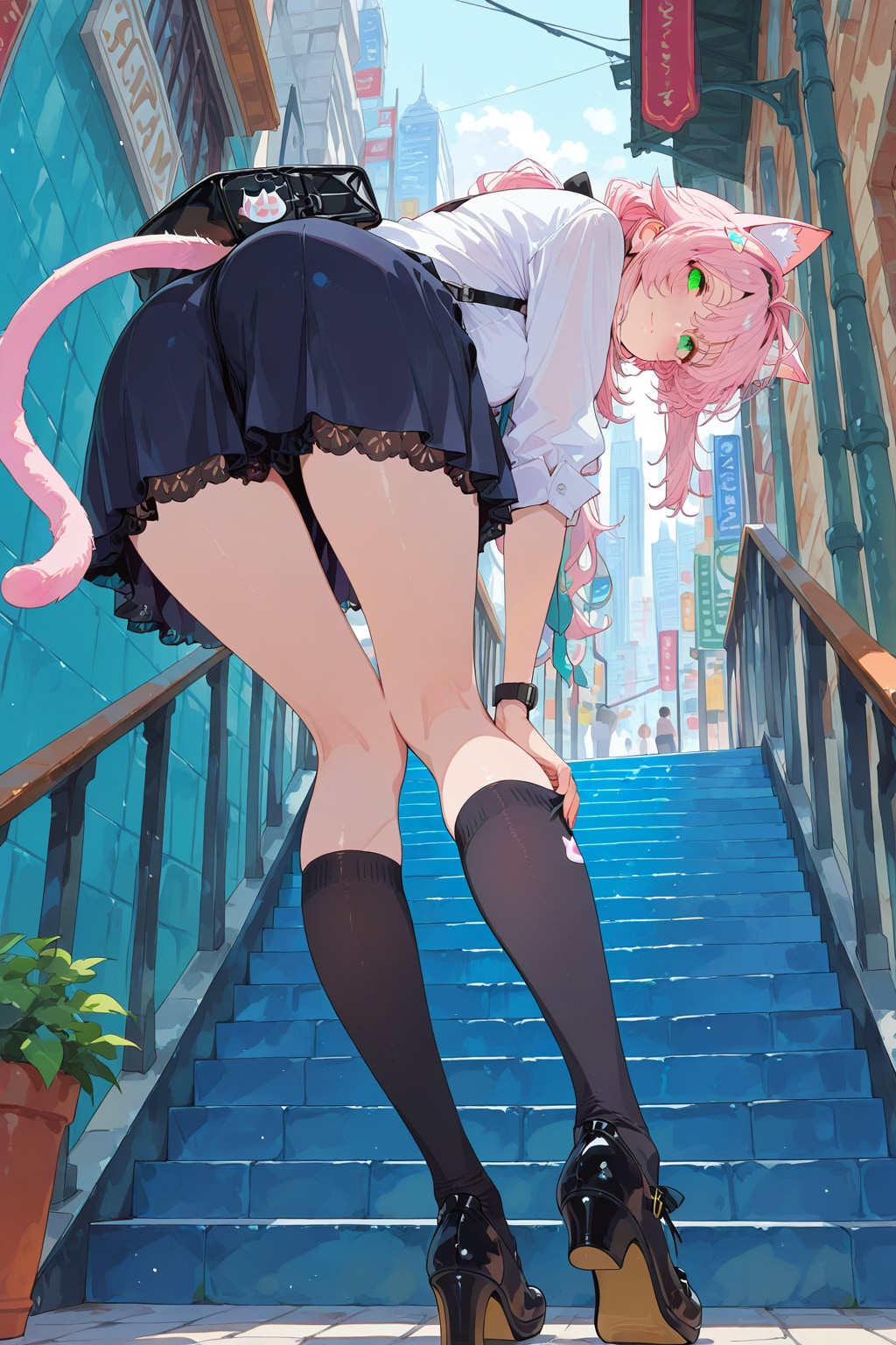 な〜に〜み〜て〜ん〜だ〜⁉️🐱💢