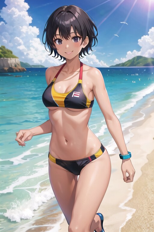 水着の彼女