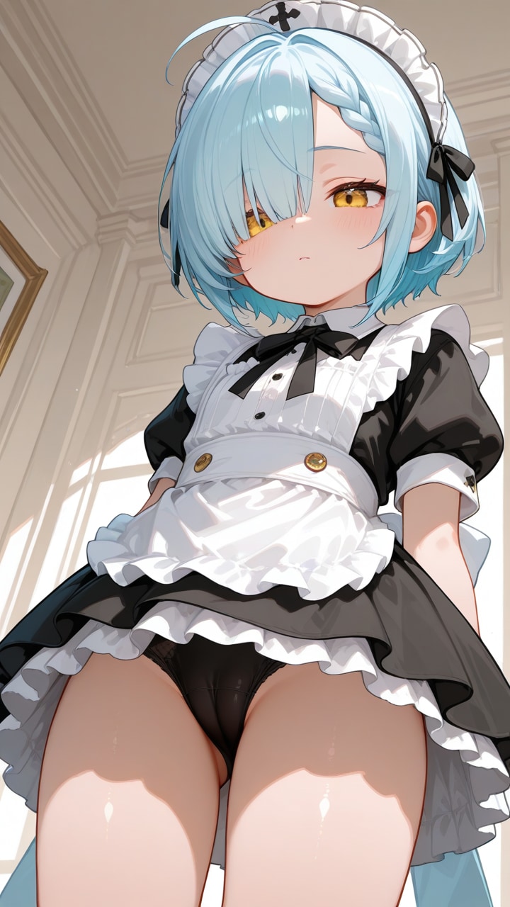 ジト目イドちゃんをローアングルから♪