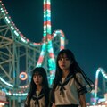 夜の遊園地 3枚目