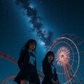 夜の遊園地 9枚目