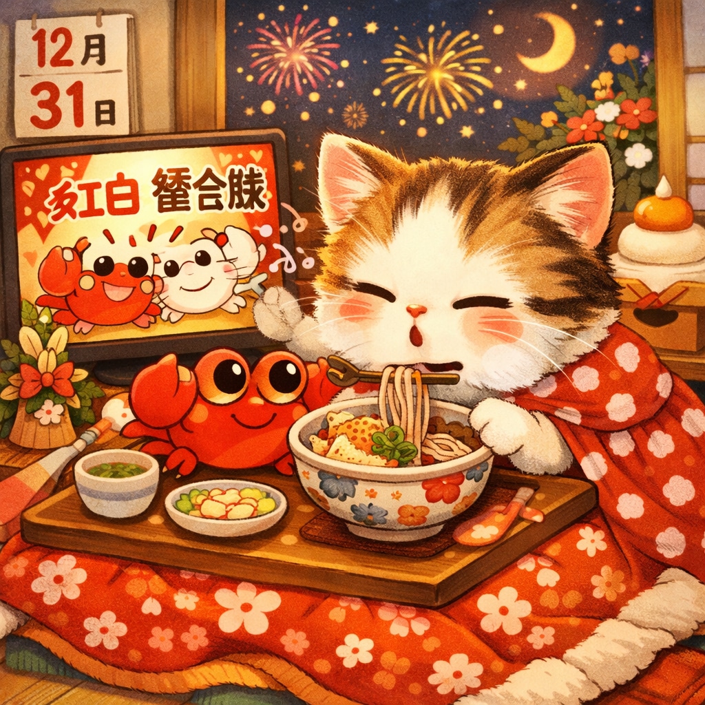 おおみそカニは としこしそばをくうんだな