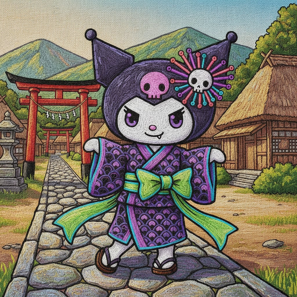 クロミと未来の浴衣