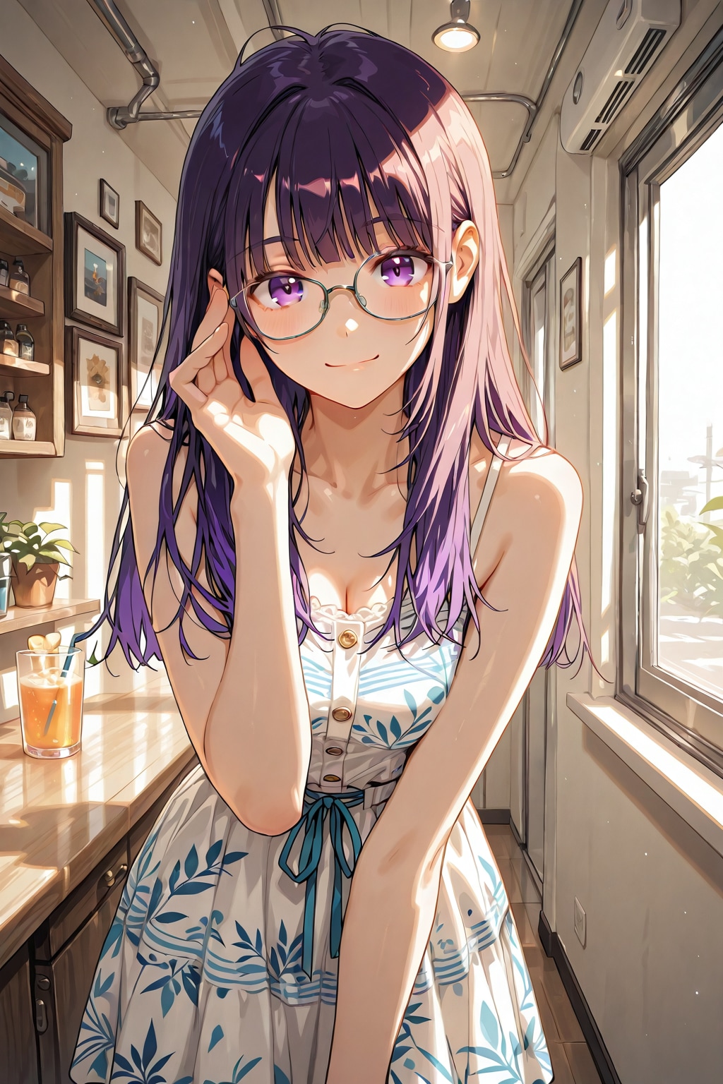 メガネ美少女 | の人気AIイラスト・グラビア