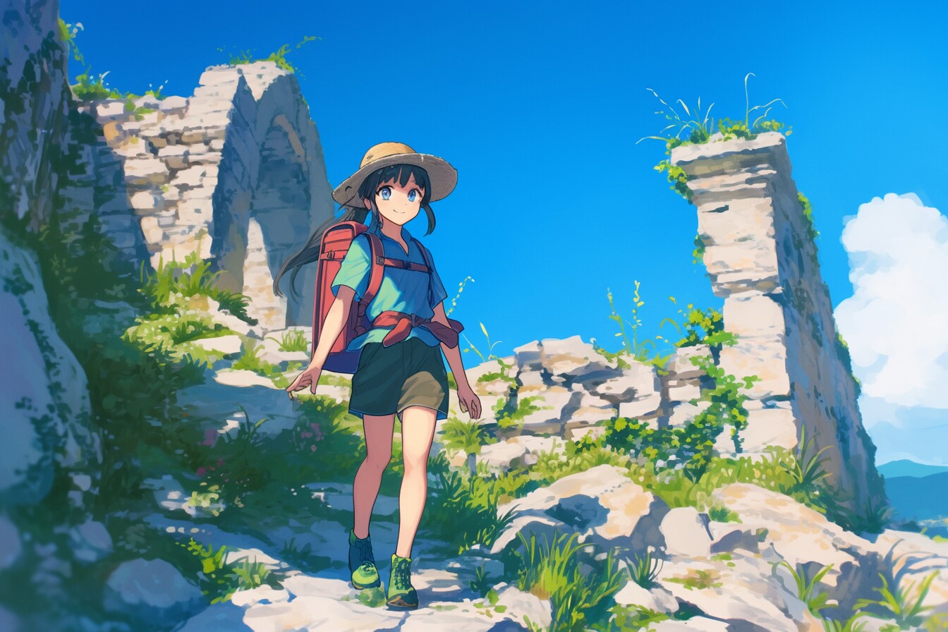 旅する少女229 | の人気AIイラスト・グラビア