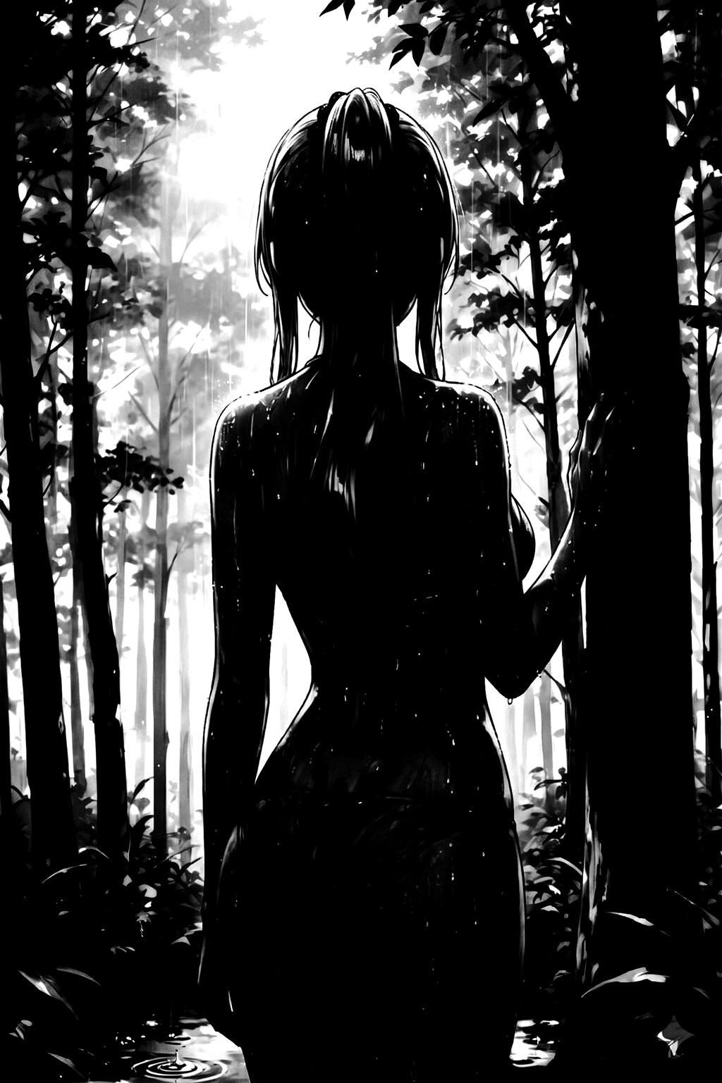 雨の森