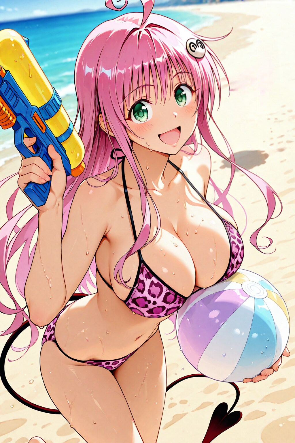 ララと楽園ビーチデート👙🏖️❤️