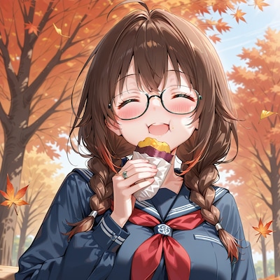 焼き芋を美味しそうに食べる才能