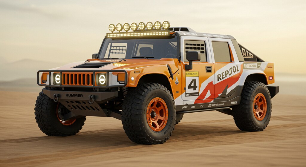 レプソルカラーハマーラリーカー