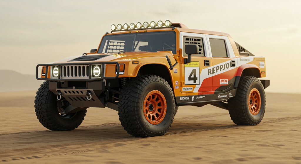 レプソルカラーハマーラリーカー