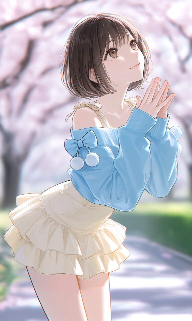 春色コーデが上手くいきますよーに | の人気AIイラスト・グラビア