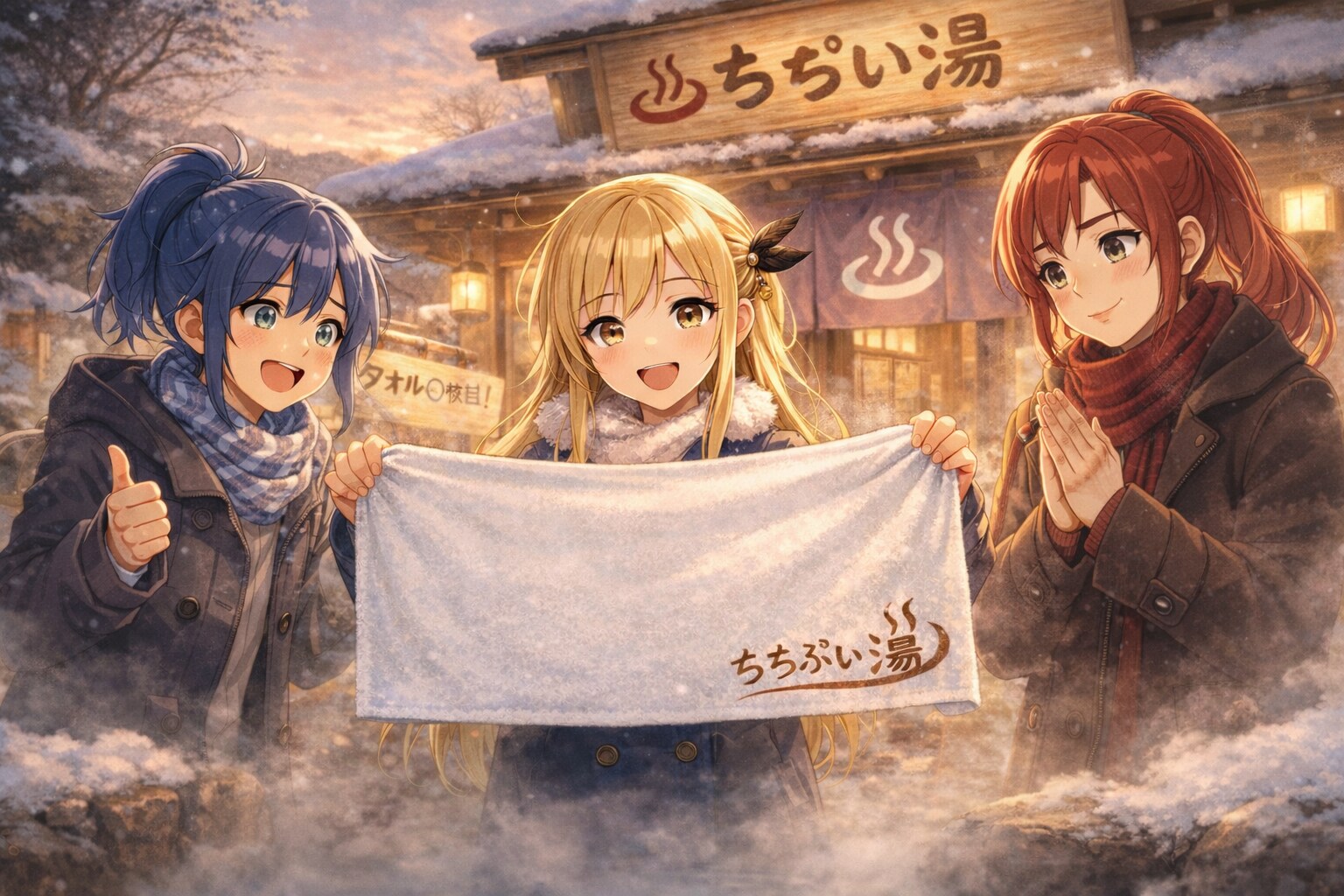温泉タオル集め旅