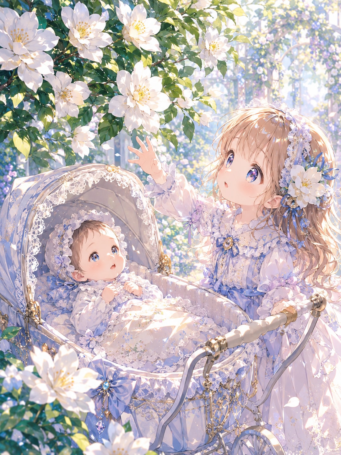 梔子の木の下で
