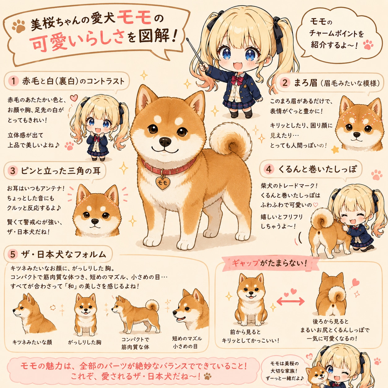 柴犬の可愛さ