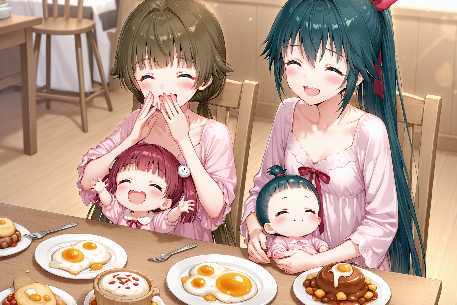 みんなでごはん | の人気AIイラスト・グラビア