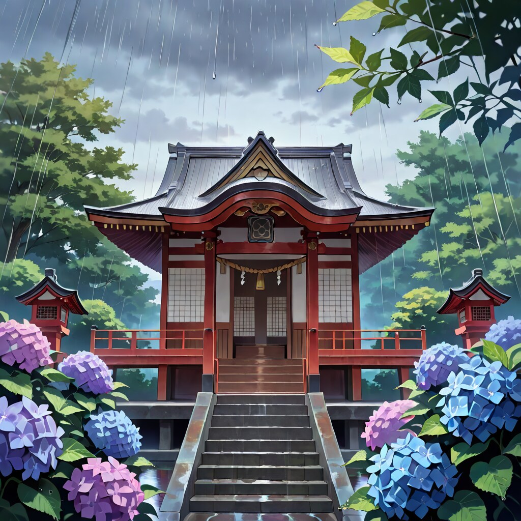 アジサイ寺