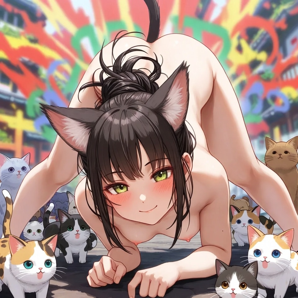 猫と猫耳娘　３