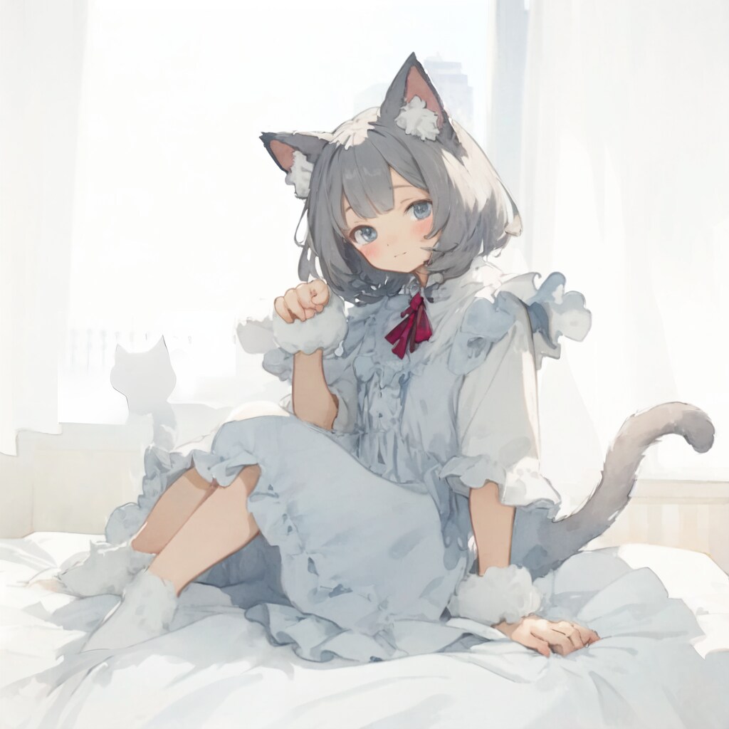 ふわふわにゃんこガール