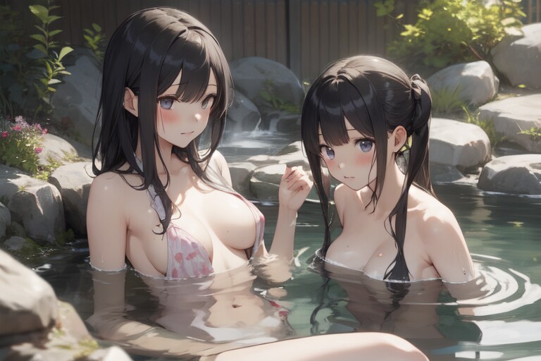 水浴び女子3