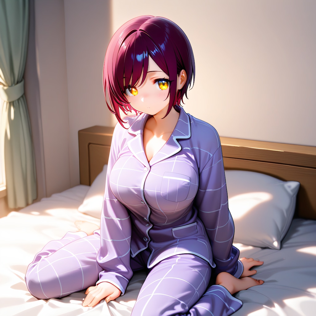 おはようございます（挨拶メイドの芽衣ちゃん）