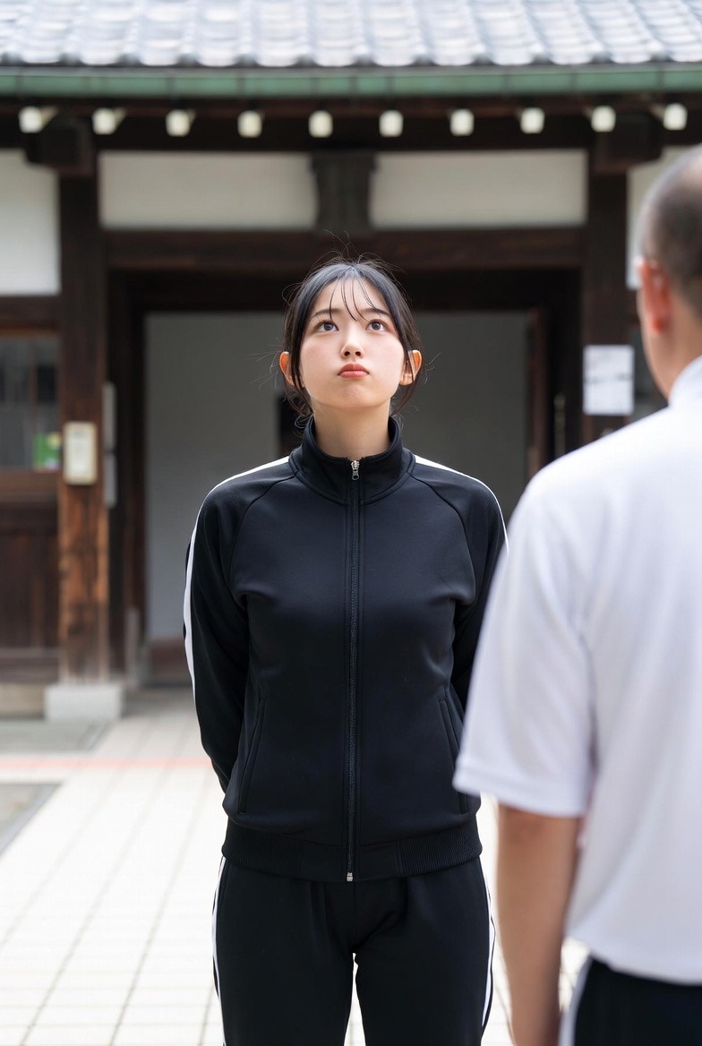 黒ジャージの女の子2