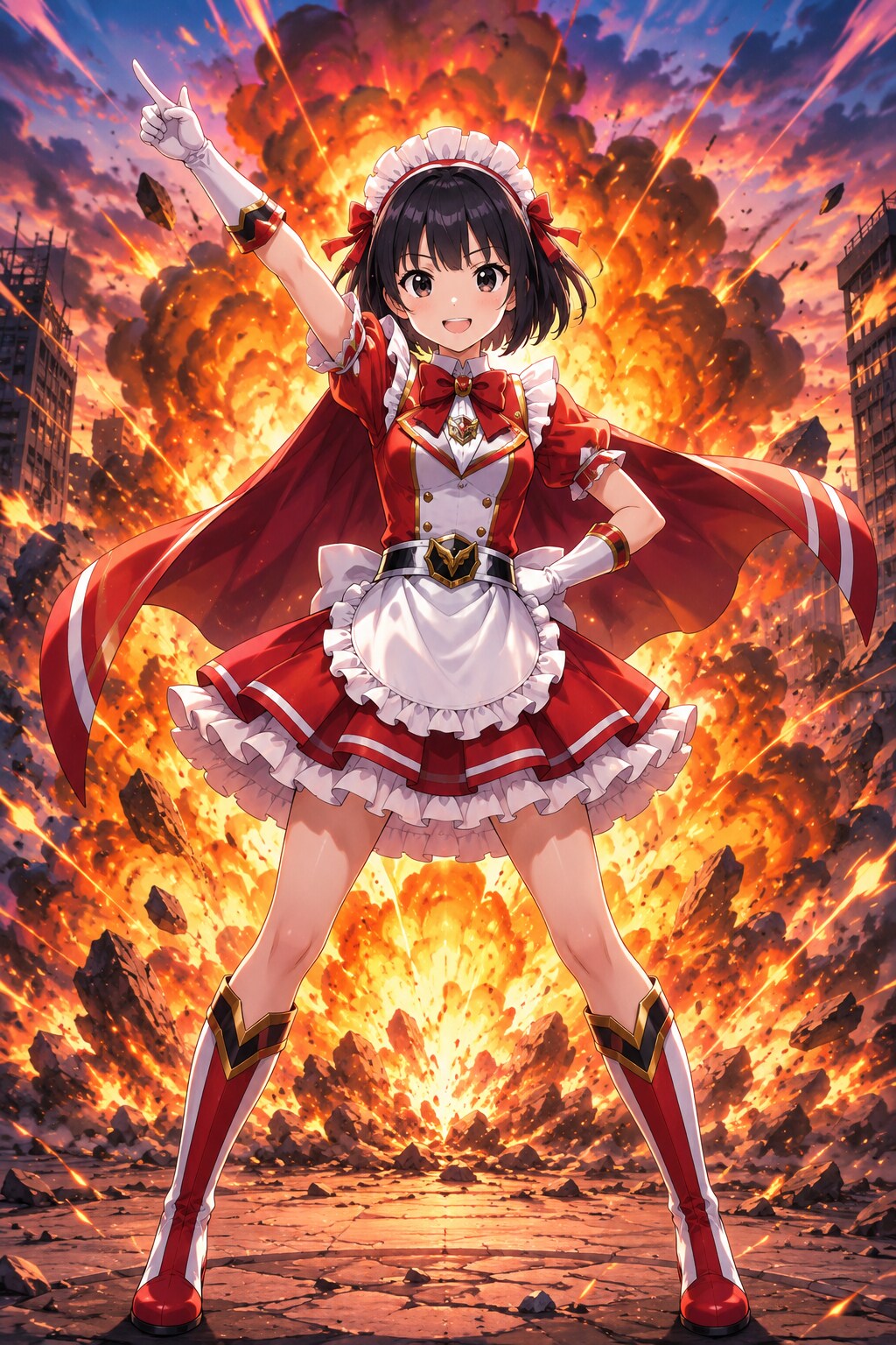 ヒーローメイドの女の子