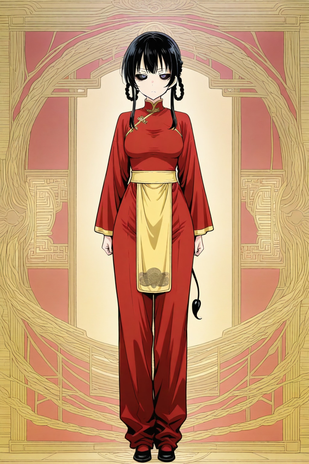 チャイニーズコスな禹偉香ちゃん